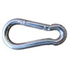 1/4" Carabiner Snap Clips Zinc Plated Snap Hook Lock Clip Lot Bulk Wholesale (50)