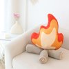 11.8in Funny Campfire Plush Pillow, Fake Campfire Pillow, Simulation Bonfire Plush Toy, Fake Fire Soft Stuffed Weird Room Decor, Kids Camping Decor Gift