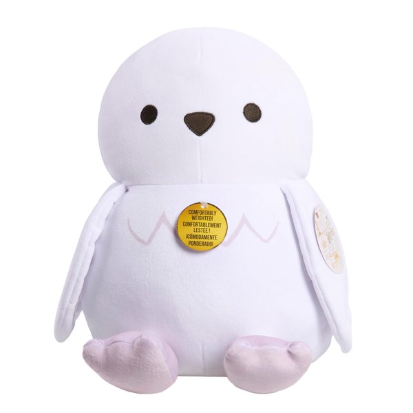 Just Play Harry Potter™ Hedwig™ Comfort 2 Pound Weighted Plush, 14-inch Stuffed Animal Owl, Kids Toys for Ages 3 Up