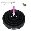 Universal Collapsible Hair Dryer Diffuser - Travel and Easy Storage - Fit Most of Hair Dryers KingKam-Black