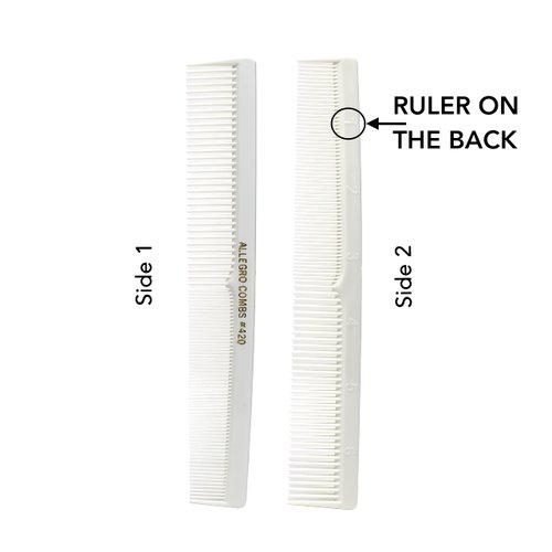 Allegro Combs 420 Hair combs Barber Comb Comb Set Hair Cutting Combs Pocket Comb Combs for Hair Stylist Styling Comb Black combs Red Combs White Combs 12 pk.