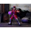 Jada Toys – Street Fighter II M. Bison Action Figure Wave 2 – 1:12 Scale, 6" Tall, Interchangeable Heads, Hands, Purple Fire Accessory