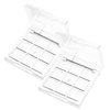Ipetboom 2pcs Empty Lipstick Palette Clear Lipstick Case Mini Highlighters Cross Body Bag Portable Makeup Organizer Storage Cases Sample Eye Shadow Plastic Empty Bracket Travel