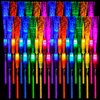 Kasyat 10 Pieces Fiber Optic Light Wand Stick Glow Flashing Wands Small Fiber Optic Wands LED Flashing Sticks LED Fiber Wands Colorful Flashing LED Wands for Christmas Party Favors(Vivid Color)