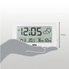 Braun Digital Weather Station Clock with Indoor and Outdoor Temperature and Humidity, Forecast, LCD Display, Quick-Set, Crescendo beep Alarm in White, Model BC13WP.
