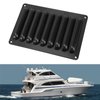 Air Vent Cover 8.4 x 5.9 Inch Black Plastic Air Return Grill Ceiling Ventilation Cover HVAC Vent Cover for RV Bus Trailer Yacht Bus