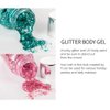 GL-Turelifes Mermaid Sequins Chunky Glitter Liquid Eyeshadow Glitter Body Gel Festival Glitter Cosmetic Face Hair Nails Makeup Long Lasting Sparkling 30g (#09 White)