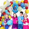 3rd Birthday Decorative Balloon Garland,155Pcs Paw Birthday Party Supplies, Dog Paw Balloons Garland Kit for Boys Girls Baby Shower Paw Theme Birthday Party Decorations