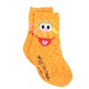 Sesame Street Elmo Unisex-Child, Boys, Girls Multi Pack Crew Socks with Grippers, 6 Pack, Abby Zoe 6 Pk, 2-3T