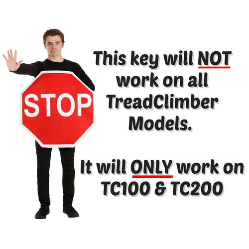 Treadmill Safety Key | Replacement for Bowflex TreadClimber TC100 & TC200 Models