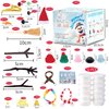 Christmas Crafts Snowman for Kids 12 Pack Build a Snowman Craft Kit Modeling Clay Snowman Playdough DIY Making Toys Favors for Kids
