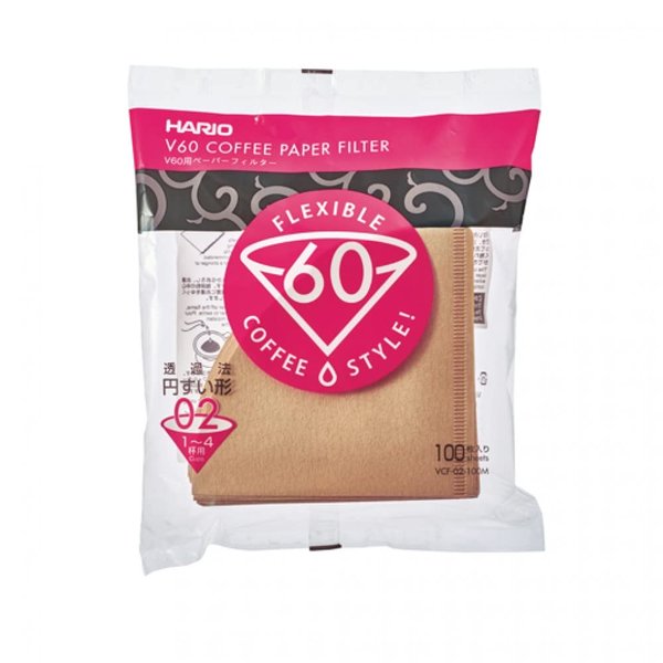 Hario VCF02100M Paper Coffee Filter Misarashi Kit 3 Pack for VDC02W Dripper