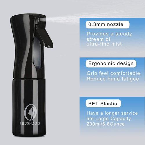 BRUSHZOO Hair Brush Set, Hair Brushes for Women Men kid, Detangler Brush for Wet Dry Curly Hair Detangling, Hair Combs for Parting Styling, Hairbrush for Thick Fine Thin Hair Care