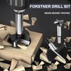 3-3/4"Forstner Drill Bit,Tungsten Carbide Tipped Wood Hole Saw for Hard Wood Plastic Plywood Woodworking Drilling Tool Cutter(95mm）