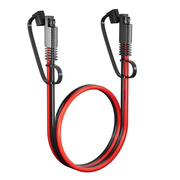 SAE Extension Cable 10AWG, BERLAT SAE to SAE Quick Disconnect Wire Harness SAE Connector Solar Panel Extension Cable for Solar Panel, Battery, Motorcycle, Cars, RV (1.65FT/0.5M)