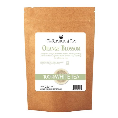 The Republic of Tea Orange Blossom White Tea, 250 Tea Bags, Authentic 100% White Tea, Fresh Citrus Blend