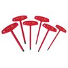 Wiha 33490 T-Handle Hex Driver Set, Inch, 1000 Volt, 6 Piece