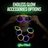 100 Ultra Bright Glow Sticks Bracelets and Necklaces - Premium Glow in the Dark Party Supplies and Decorations - Bulk 8" Glowsticks Party Favors Pack