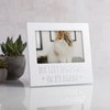 Pearhead You Left Pawprints on my Heart Pet Keepsake Picture Frame, Dog or Cat Photo Frame for Pet Owners, Pet Memorial Frame, 4x6 Photo Insert, Sympathy Gift, White