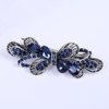 Ruihfas 4Pcs Vintage Hair Barrettes Retro French Barrette Crystal Rhinestone Butterfly Hair Clips Hair Styling Pins Accessories For Women Girls