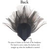 Aukmla Peacock Feather Headband Green 1920s Flapper Headpiece Rhinestones Costume Headdress Hair Accessories for Women and Girls