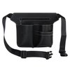 Hair Salon Scissor Storage Waist Bag for HairstylistScissor Pouch for Stylist Tool Belt, Barber Leather Waist Pouch, Professional Hairdressing Tools Storage Holster with Waist Belt (Black)