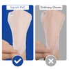 Disposable Gloves, Squish Clear Vinyl Gloves Latex Free Powder-Free Glove Health Gloves for Kitchen Cooking Food Handling, 100PCS/Box, Medium