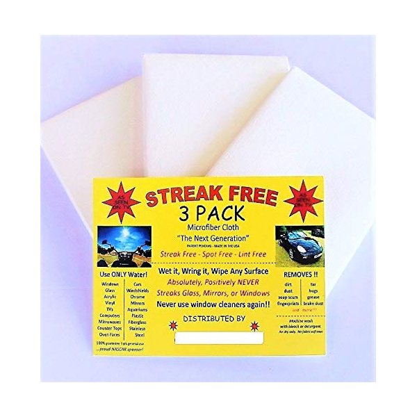 Original Authentic Streak Free Factory Microfiber Cloth