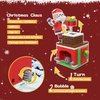 Christmas Building Blocks Sets Rotating Christmas Santa Building Sets for Kids 2024 Christmas Kits Small Xmas Building Brick Toys Gifts for Adults Teens Kids Girls Boys Ages 6+(139PCS Small Size)