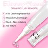 GlossyVisus Gel Remover for Lash Extensions, 1 PC Glue Lash Clusters Gel Removal Pen, Low Irritation for Sensitive Skin Lash Extension Remover Individual Lashes Glue Remover