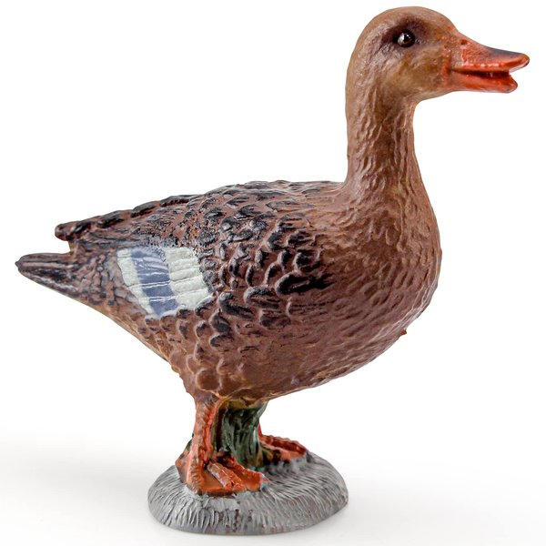 LC JoyCre Duck Figurines Plastic Duck Toys Farm Animal Figure Eduactional Project Diorama Model Toy for Kids