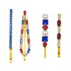 ZMNNOPPAB 4th of July Patriotic Hair Clips Rhinestone hair pin Water droplets, stars Crystal Red White and Blue USA Independence Day Hairpins Hair Accessories for Women Girl (Hairpin - Star)