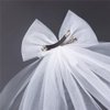 Party Decorations Hair Bow Barrettes Bridal Veils Pearl White Hair Bow Clips Accessories Bride to Be Shower Gift Bridesmaid Veils (Angle)