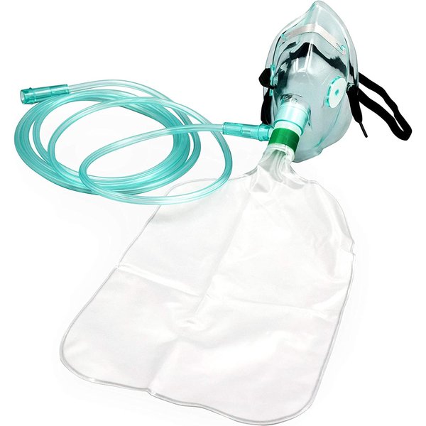 2 Packs Non-Rebreather Oxygen Mask for Child with Reservoir Bag - Size M