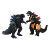 TwCare Set of 10 Godzilla Toys, Movable Joint Action Figures, King of The Monsters vs Kong Mini Dinosaur Mothra Imago Burning Heisei Mecha Ghidorah Playsets Kids Birthday Cake Toppers Pack