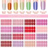DANNEASY 16 Sheets Solid Color Nail Polish Strips Glitter Nail Wraps Gel Nail Strips Self Adhesive Nail Polish Stickers for Women Fingernails Nail Art Accessories with Nail File, Cuticle Stick
