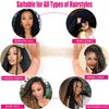 Afro Twist Hair 28 Inch 8 Packs, Springy Afro Twist Hair Pre Fluffed Spring Twist Hair Pre Stretched Wrapping Hair for Soft Locs Hair Extensions (8-27#)