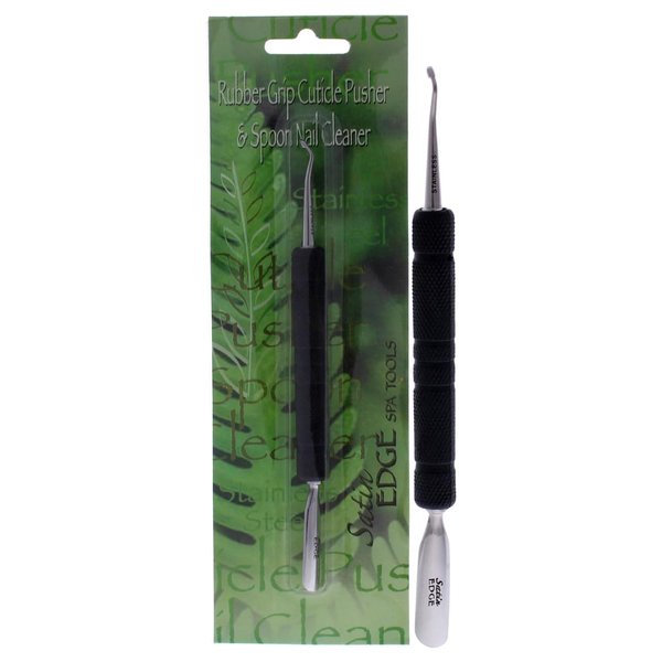 FantaSea Rubber Grip Cuticle Pusher and Spoon Nail Cleaner, 8 Ounce