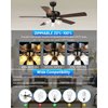 Universal UC9050T Ceiling Fan Remote Control Kit, Adjustable 3 Speed, Light Dimmer Wall Remote Switch, Compatible with UC9050T 53T 35T HD5 Neutral Wire is no Required. (with Receiver)