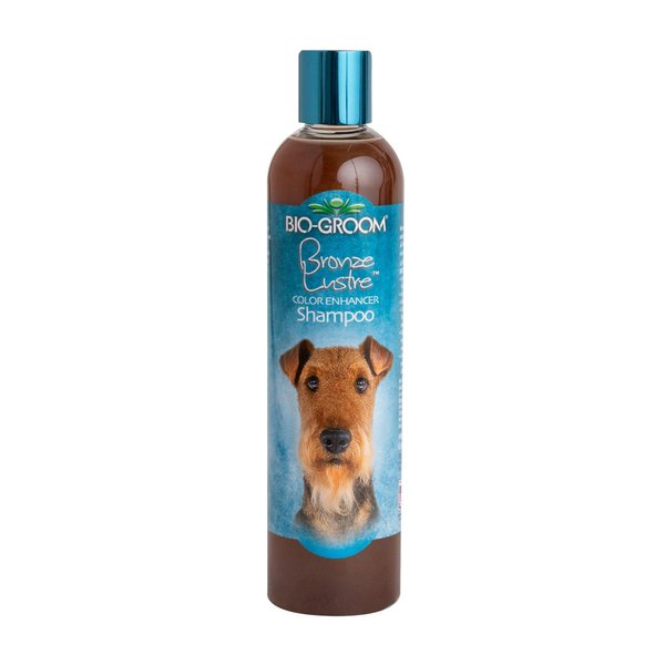 Bio-groom Bronze Lustre Dog Shampoo – Color Enhancing Pet Shampoo, Dog Bathing Supplies, Puppy Wash, Dog Grooming Supplies, Cruelty-Free, Made in USA, Coat Brightener Shampoo – 12 fl oz 1-Pack