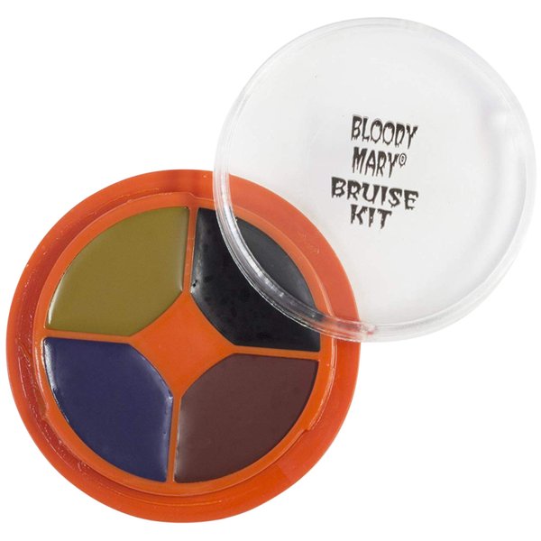 Bloody Mary, Special Effects Bruise Makeup Kit By Bloody Mary - Theatrical & Halloween Bruising Palette - SFX Fake Bruise Wheel For Fresh, Black, Blue, Old & Healing