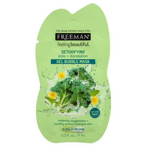 Freeman Facial Kale+Dandelion Detoxifying Gel Mask (6 Pieces)