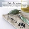 Ginger Chi Jade Roller - Anti-Aging Jade Therapy for Skin Care - Face Sculpting Tool for Eyes, Cheeks, Forehead - Jawline Shaper & Neck Roller - Face Roller is Part of The Gua Sha Facial Tools