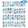 86 PCS 8 Sheet Dolphin Temporary Tattoos Sticker for Kids Cute Sea Animal Fish Dolphin Birthday Party Decorations Supplies Favors Gifts Boys Girls Baby Shower Cute Tattoo School Reward Themed