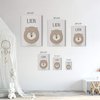Smile Art Design Pretty Lion Painting and Lettering Cream Background Canvas Print Kids Room Decor Wall Art Baby Room Decor Kids Room Decor Nursery Decor Ready to Hang Made in The USA 28x19