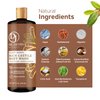 DR. JACOBS NATURALS Castile Sandalwood All-Natural Body Wash for Moisturizing Dry and Sensitive Skin Shampoo with Plant-Based Ingredients Gluten, Preservatives-Free Formula - 32 oz, with Pump