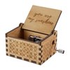 You are My Sunshine Wood Music Boxes,Laser Engraved Vintage Wooden Sunshine Musical Box Gifts for Birthday/Christmas/Valentine's Day (You are My Sunshine)