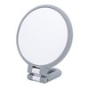 Danielle Magnification Folding Makeup Mirror, Grey, 15X