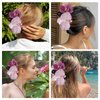 Flower Hair Clips Butterfly Orchid Gradient Pink Purple Claw Clip Sweet and Vivid for Beach, Pools, Daily Life, Weddings, Sorority, Parties, Valentines Day