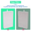 3 Pack True HEPA Filter R Replacement for Honeywell HRF-R2 HRF-R3 Air Purifier, Filter R